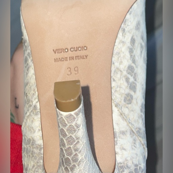 Paris texas boots in suede snakeskin - Picture 6 of 6